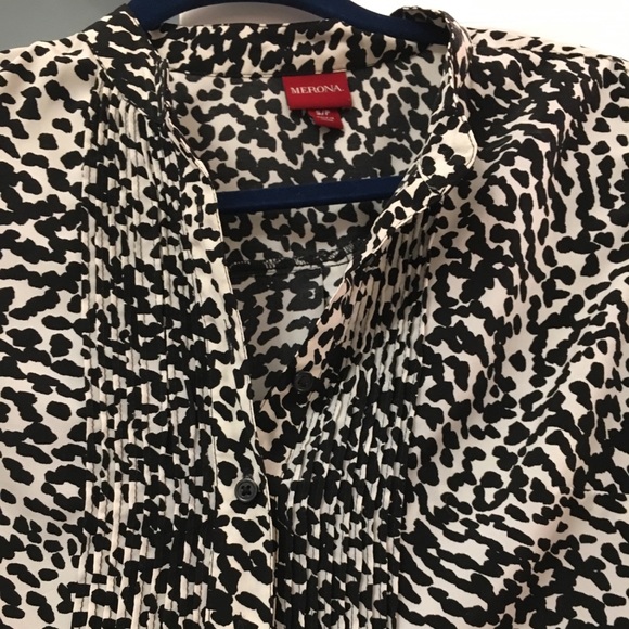 Merona Classic Patterned Half-Button Down - Picture 4 of 4